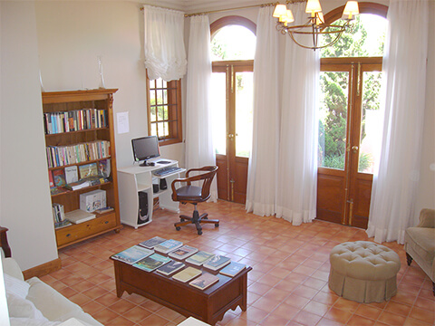 Sala de Leitura - Áreas Comuns - Pousada Villa Friuli Residence